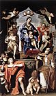 Domenichino Madonna and Child with St Petronius and St John the Baptist painting